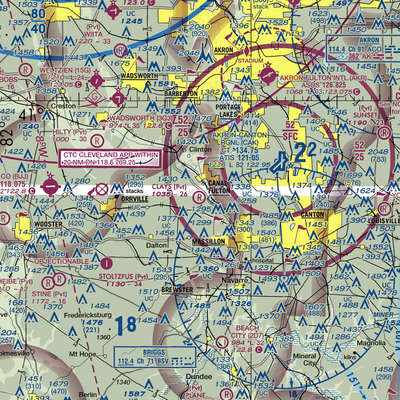 Clay's Rv Airport (51OI) VFR Sectional  Gaming Mouse Pad