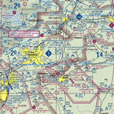 Moltz Airport (50TA) VFR Sectional  Gaming Mouse Pad