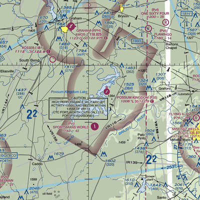 Costello Island, Inc Airport (4TA3) VFR Sectional  Gaming Mouse Pad