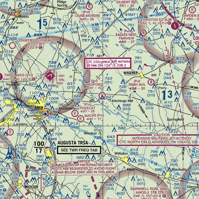 Wexford Landing Airport (4SC7) VFR Sectional  Gaming Mouse Pad