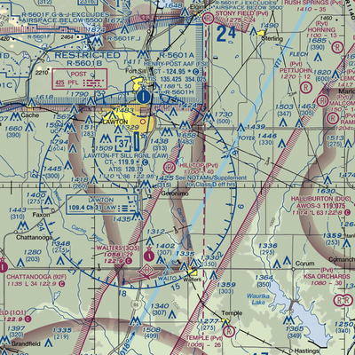 Jerry-Wright Airfield (4OL3) VFR Sectional  Gaming Mouse Pad