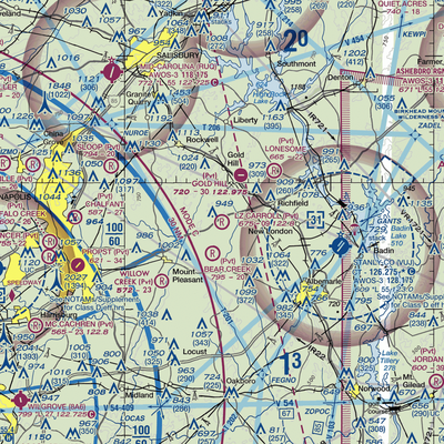 Lz Carroll STOLport (4NC9) VFR Sectional  Gaming Mouse Pad