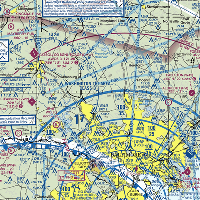 St John Airport (4MD9) VFR Sectional  Gaming Mouse Pad