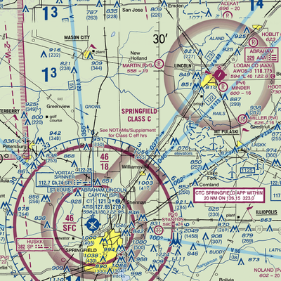 Leigh Farm Airport (4IS8) VFR Sectional  Gaming Mouse Pad