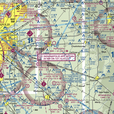 Willis Airport (4II8) VFR Sectional  Gaming Mouse Pad