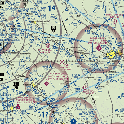 Whitehall Airport (4GE3) VFR Sectional  Gaming Mouse Pad