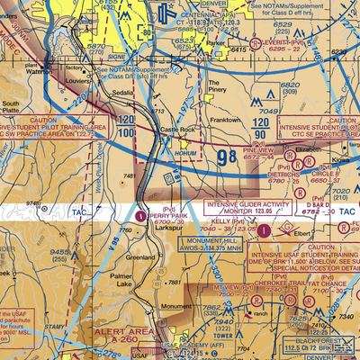 Kelgun Airport (4CO8) VFR Sectional  Gaming Mouse Pad