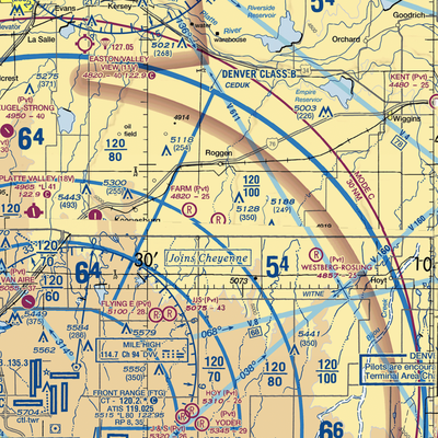 Air Dusters Inc Airport (49CO) VFR Sectional  Gaming Mouse Pad