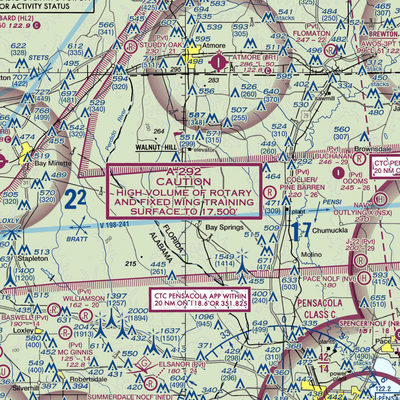 Mc Kinnon Airpark (48FL) VFR Sectional  Gaming Mouse Pad