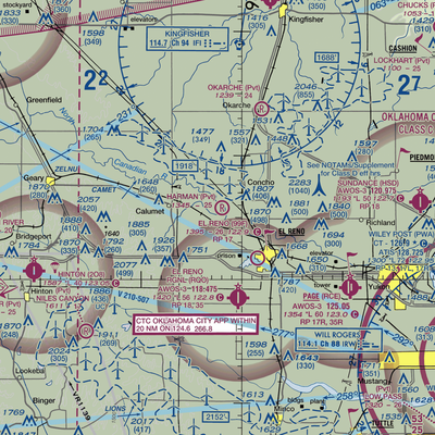 Harman Airport (47OK) VFR Sectional  Gaming Mouse Pad