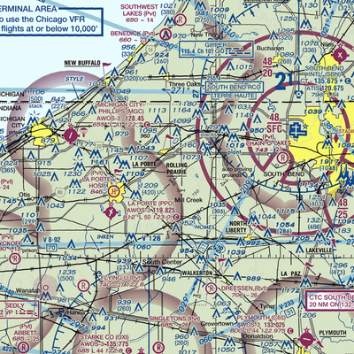 Cummings Field (45II) VFR Sectional  Gaming Mouse Pad