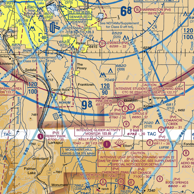 Kostroski Airport (43CO) VFR Sectional  Gaming Mouse Pad