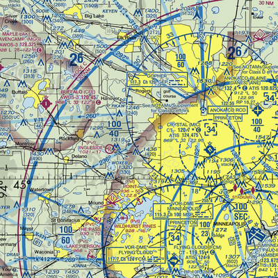 Kral's Personal Use Landing Field (42MN) VFR Sectional  Gaming Mouse Pad