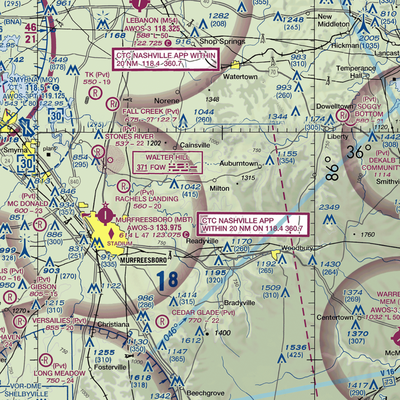 Stonewall Airpark (41TN) VFR Sectional  Gaming Mouse Pad