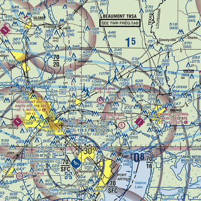 Jenkins Airport (3XS4) VFR Sectional  Gaming Mouse Pad