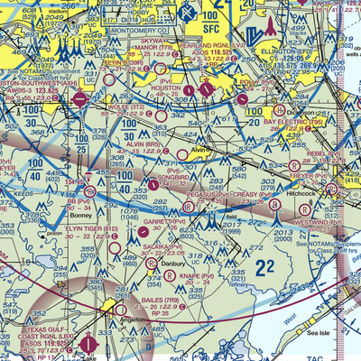 J-D Ranch Airport (3TS3) VFR Sectional  Gaming Mouse Pad