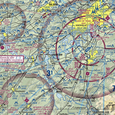 Massingale Airport (3TN8) VFR Sectional  Gaming Mouse Pad