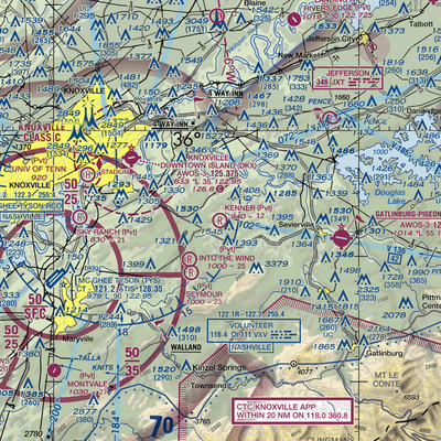 Kenner Farm Airport (3TN4) VFR Sectional  Gaming Mouse Pad