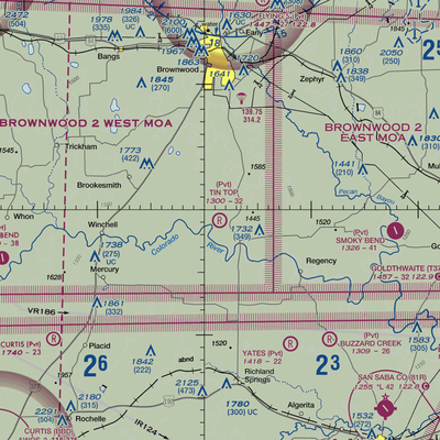 Tin Top Ranch Airport (3TA4) VFR Sectional  Gaming Mouse Pad