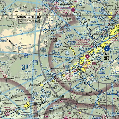 Countryside Airport (3PN3) VFR Sectional  Gaming Mouse Pad