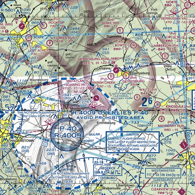 Karlindo Airport (3PN2) VFR Sectional  Gaming Mouse Pad