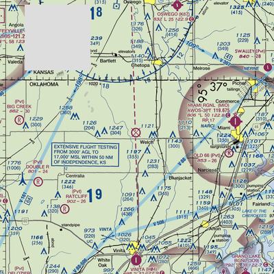 Harrison Airport (3OL8) VFR Sectional  Gaming Mouse Pad