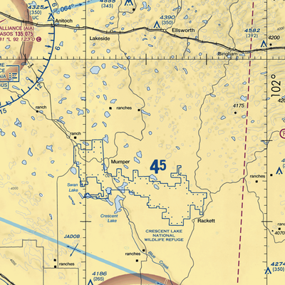 Pawlet Ranch Airport (3NE7) VFR Sectional  Gaming Mouse Pad