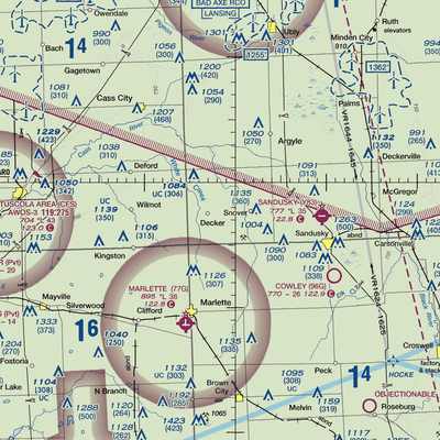 Innes Acres Airport (3MI5) VFR Sectional  Gaming Mouse Pad