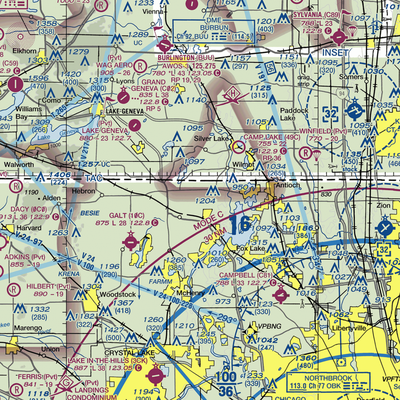 Richardson Field (3LL5) VFR Sectional  Gaming Mouse Pad