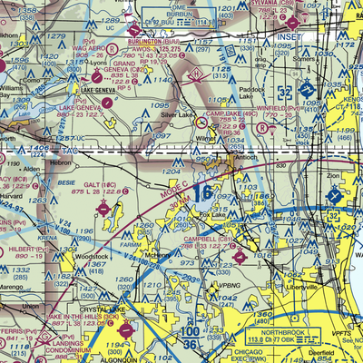 Pillow Hill Airport (3LL4) VFR Sectional  Gaming Mouse Pad