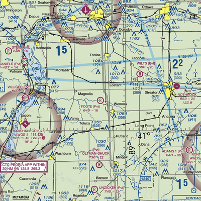 Foote Airport (3IS7) VFR Sectional  Gaming Mouse Pad