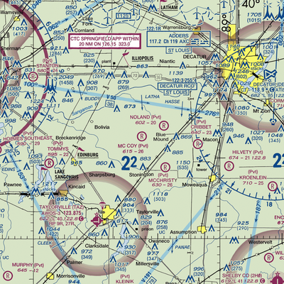 Mc Coy Airport (3IS1) VFR Sectional  Gaming Mouse Pad