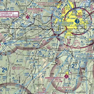 Warren Field (3GA3) VFR Sectional  Gaming Mouse Pad