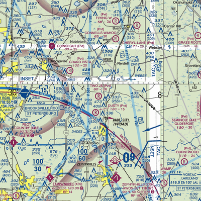 Two J's Flying Ranch Airport (3FL1) VFR Sectional  Gaming Mouse Pad