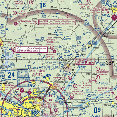 Four Mile Creek Ranch Airport (3AR4) VFR Sectional  Gaming Mouse Pad