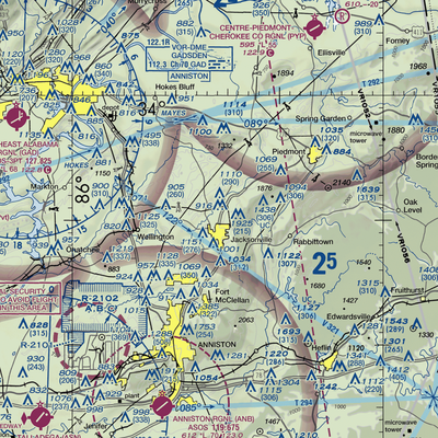 Edwards Farm Airport (3AL5) VFR Sectional  Gaming Mouse Pad