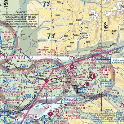 Boisselle's Strip (3AK8) VFR Sectional  Gaming Mouse Pad