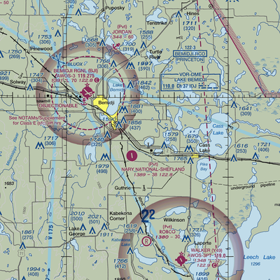 Chandler Personal Use Airport (38MN) VFR Sectional  Gaming Mouse Pad