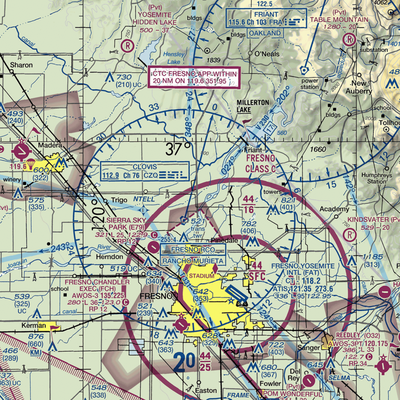 Arnold Ranch Airport (37CN) VFR Sectional  Gaming Mouse Pad