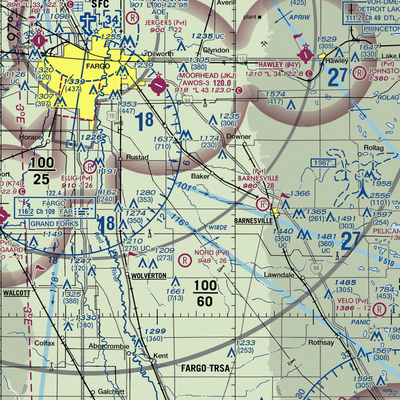 Wagner Farm Airport (36MN) VFR Sectional  Gaming Mouse Pad