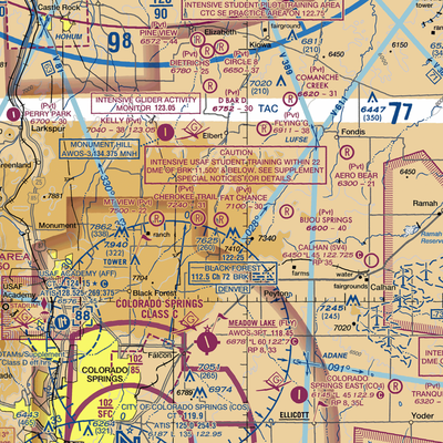 Fat Chance Airport (36CO) VFR Sectional  Gaming Mouse Pad