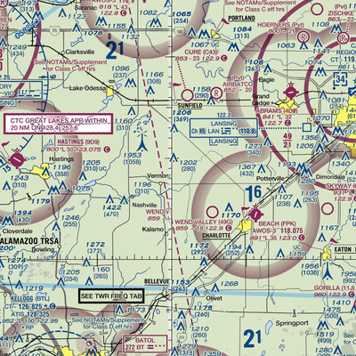 Law Field (35MI) VFR Sectional  Gaming Mouse Pad