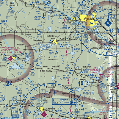 Don's Landing Field (32MN) VFR Sectional  Gaming Mouse Pad