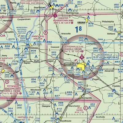 Williams Airpark (30LL) VFR Sectional  Gaming Mouse Pad