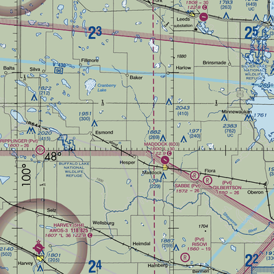 Slater Farm Airport (2NA7) VFR Sectional  Gaming Mouse Pad