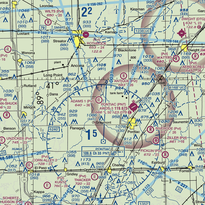 Adams Restricted Landing Area Number 2 (2LL7) VFR Sectional  Gaming Mouse Pad