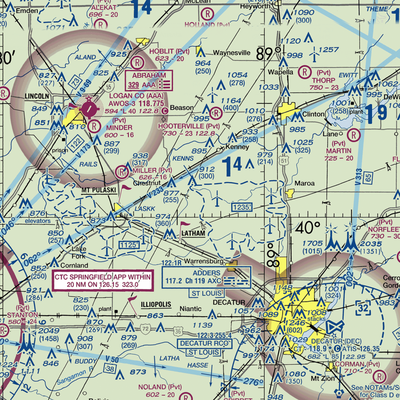 Hayenga's Cant Find Farms Airport (00IS) VFR Sectional  Gaming Mouse Pad