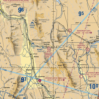 Lava Hot Springs Airport (01ID) VFR Sectional Samsung Case