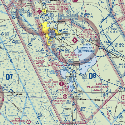 Lake Persimmon Airstrip (03FA) VFR Sectional  Gaming Mouse Pad