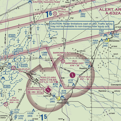 Barronena Ranch Airport (03TE) VFR Sectional  Gaming Mouse Pad